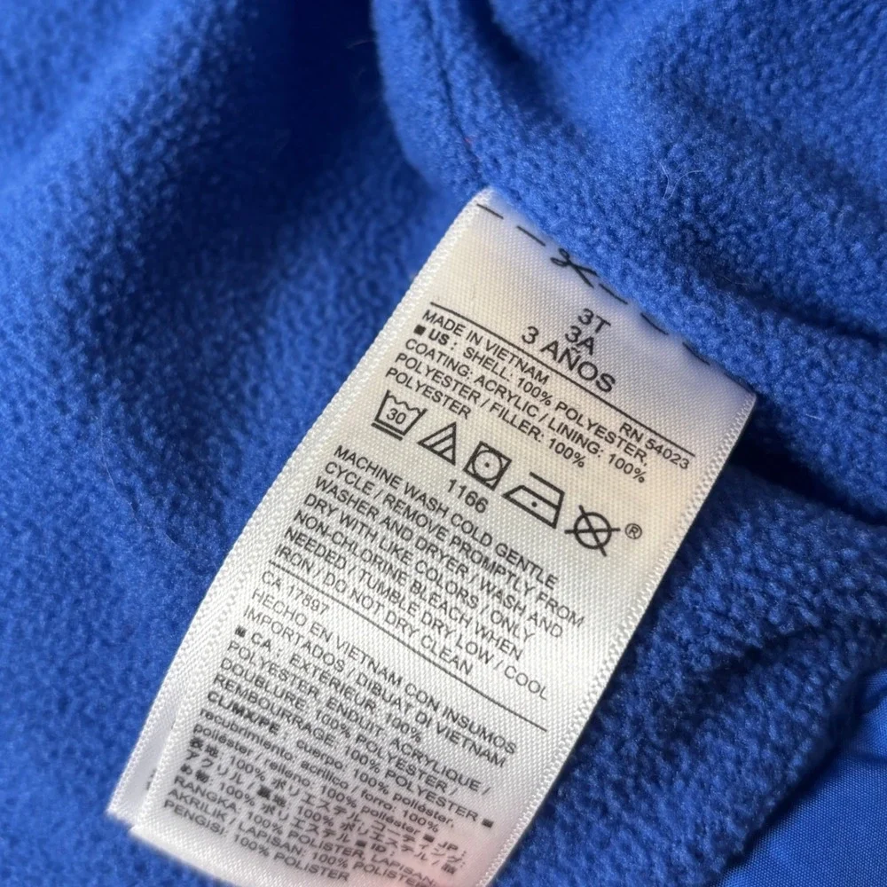 Old Navy Kids Frost Free Puffer Vest Blue, Navy, Size 3T Boys Girls, Winter, Zip